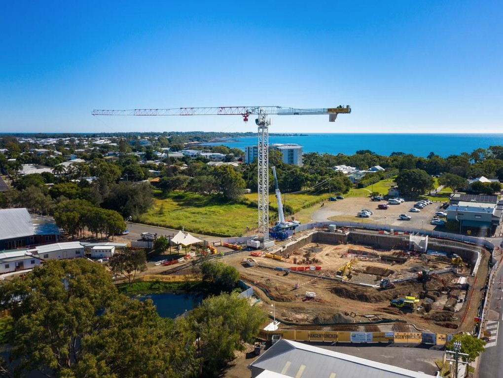 Hervey Bay City Centre Community Hub Crane